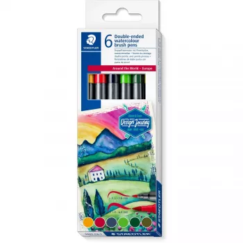 Sada farebných ceruziek Staedtler Design Journey Around the World Europa set 3001 C6-1