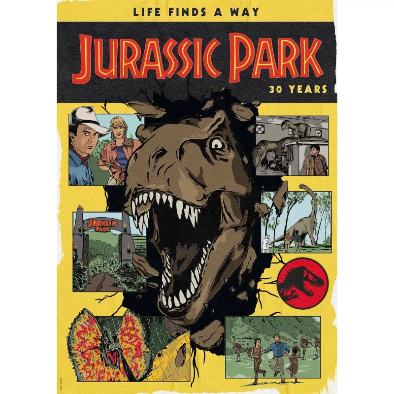 Puzzle schmidt spiele Puzzle Jurassic Park 30 Years of Jurassic Park 1000 dielikov