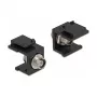 Keystone modul DELOCK 86851, plochý FC konektor samec, čierny, 16,5×24×21,8 mm