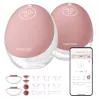 Momcozy M9 dvojitá elektrická odsávačka mlieka červená, 150ml