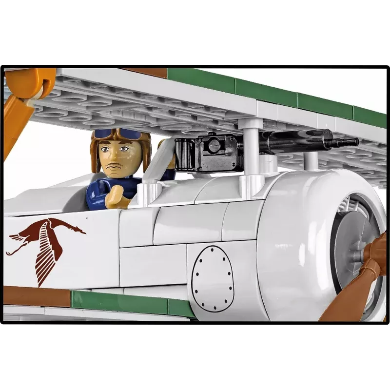 Stavebnica Cobi Blocks Nieuport 17 C.1 277 ks — model lietadla, zberateľská stavebnica