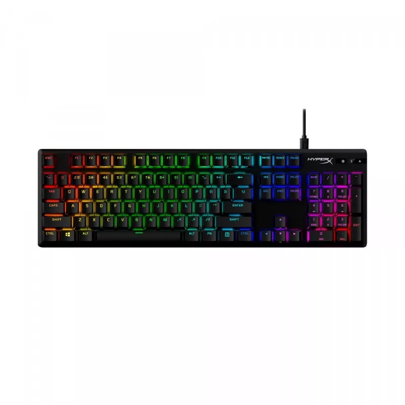 HyperX Alloy Origins PBT HX Red - mechanická herná klávesnica