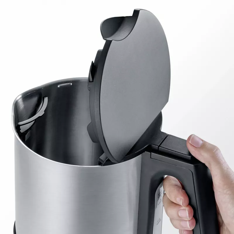 Severin WK 3409 Kanvica na vodu 1,7 l čierna - nehrdzavejúca oceľ 2200 W (WK 3409)