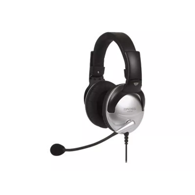 Koss SB45 Headset Káblová čelenka Telefonovanie/Hudba Čierna, Strieborná