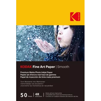 Kodak Fine Art papier 230g matný povrch hladký 4/6x50