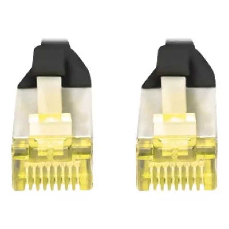 Prepojovací kábel DIGITUS CAT 6A S/FTP DK-1644-A-020-BL-10, 2 m, čierny, 10 ks