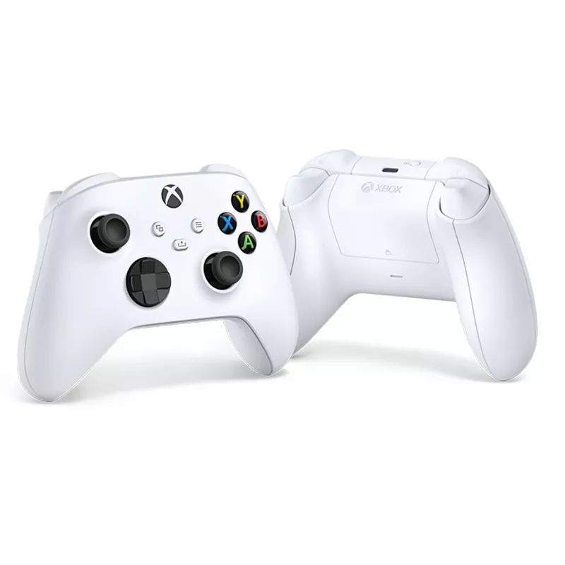 Microsoft Xbox Wireless Controller – gamepad – bezdrôtový – Bluetooth – Robot White – pre PC, Microsoft Xbox One, Android, Microsoft Xbox Series S, Microsoft Xbox Series X