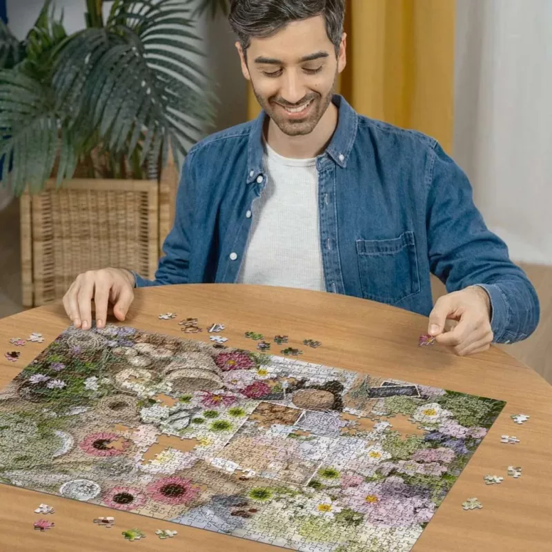 Puzzle Ravensburger Magnificent Flower Love — 1000 dielikov, štandardná veľkosť pre dospelých/mládež