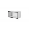 Cama obývacia zostava ROCO 4 (RO1+2xRO3+2xRO4) biela/čierna/biela