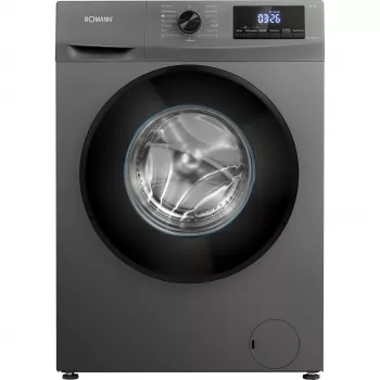 Práčka s plnením spredu BOMANN WA 7185, kapacita 8 kg, 1400 ot/min, energetická trieda A, čierna