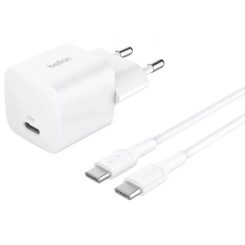 Napájací zdroj Belkin BoostCharge WCA012KQ1MWH-B6 25W PD 3.1 PPS USB-C