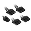 Kolink modulárny káblový regulátor KL-CBR-PAT — 4× 4-pin Molex modulárny napájací kábel