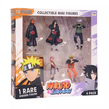 NARUTO SHIPPUDEN FIGÚRKY – 6ER-PACK DELUXE EDITION VER. A