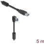 DeLOCK USB kábel Type-A konektor samec na Type-B konektor samec 90° zahnutý nadol 5 m