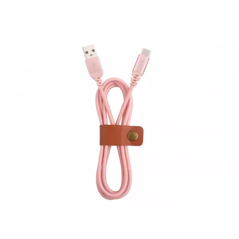 USB kábel Tellur TLL155281 USB 2.0 1 m USB A USB C ružové zlato