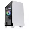 PC skriňa Thermaltake S100 Tempered Glass Snow Edition Micro Tower biela