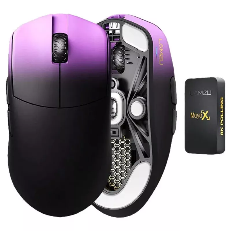 Lamzu Maya X Gaming myš – Purple Shadow