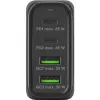 Goobay 64817 nabíjačka pre mobilné zariadenia slúchadlá - smartfón - tablet čierna AC rýchlonabíjanie interiér (64817)