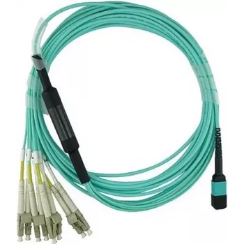 Optický kábel BlueOptics HE67908QPH-JB003M-BO MTP 4x LC OM4 3 m zelený
