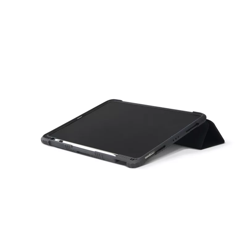 DICOTA Folio Case - flip puzdro na tablet - polykarbonát, termoplastický polyuretán (TPU), recyklovaný polyetylén - Čierny - 10.9 - pre Apple 10.