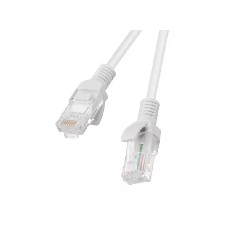 Lanberg PCU6-20CC-0100-S Cat6 U/UTP prepojovací kábel 1 m, sivý, balenie 10 ks