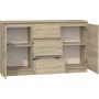 Topeshop komoda 2D3S DĄB SONOMA