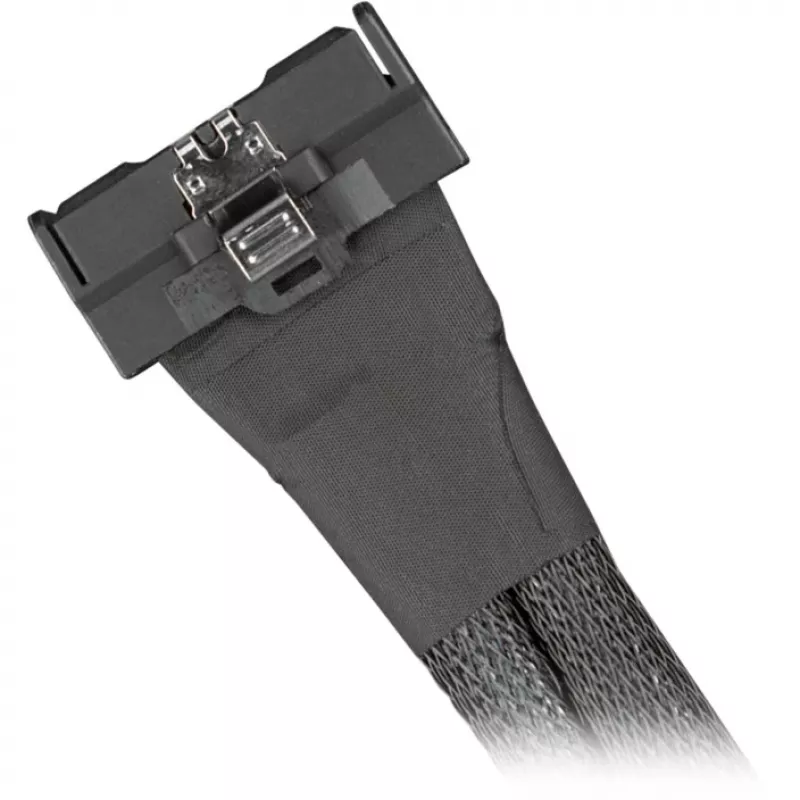 Icy Dock kábel MCIO 8i SFF-TA-1016 na 2x SlimSAS SFF-8654 4i kábel 0,5 m – kábel (MB310L-B)
