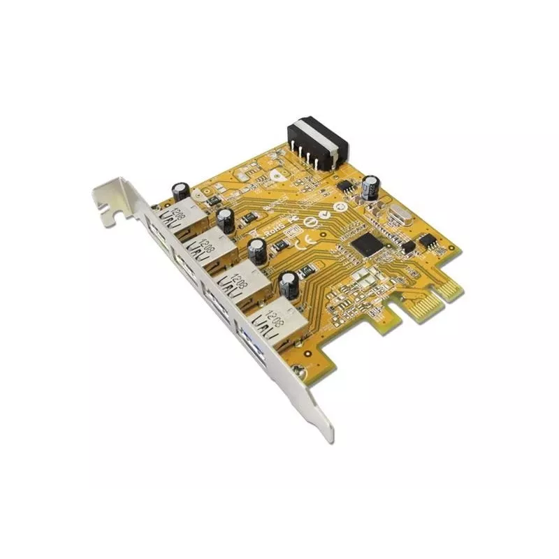 Sunix USB4300N rozhraňová karta PCIe 2.0 x1, 4x USB 3.0