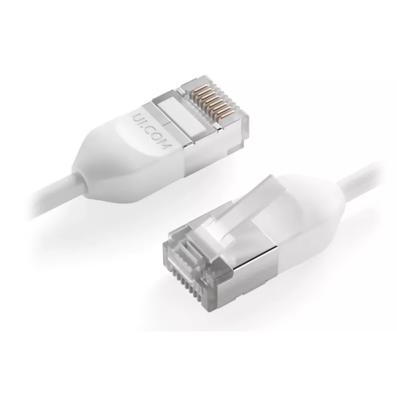 Sieťový kábel Ubiquiti UACC-Cable-Patch-Outdoor-C6A-8M-W RJ-45 Cat6a 8 m biely