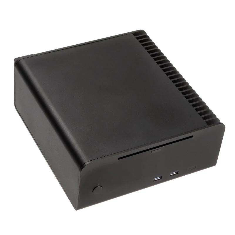 Streacom ST-FC8B Alpha Optical bezventilátorová HTPC skriňa + 120-wattový napájací zdroj