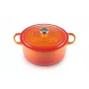 Le Creuset 21177280902430 6,7 L okrúhly hrniec oranžová, červená