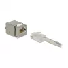 Delock 86404 modul Keystone RJ45 Secure Cat.6 na LSA, biely
