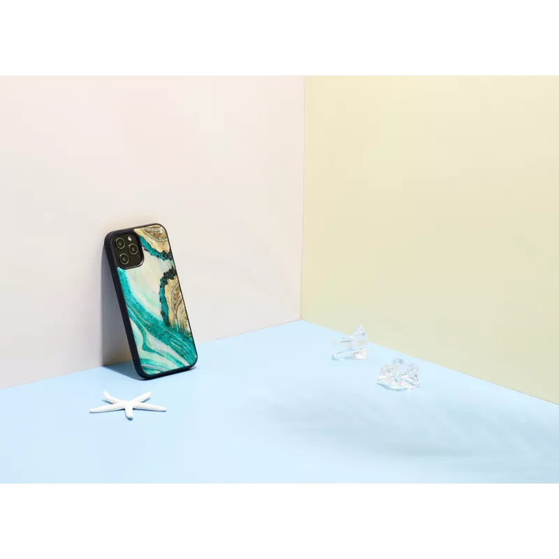 Ochranné puzdro iKins pre Apple iPhone 12 Pro Max – dizajn Aqua-Achat