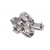 Extralink oceľová spona pre 20mm oceľovú pásku so zubami