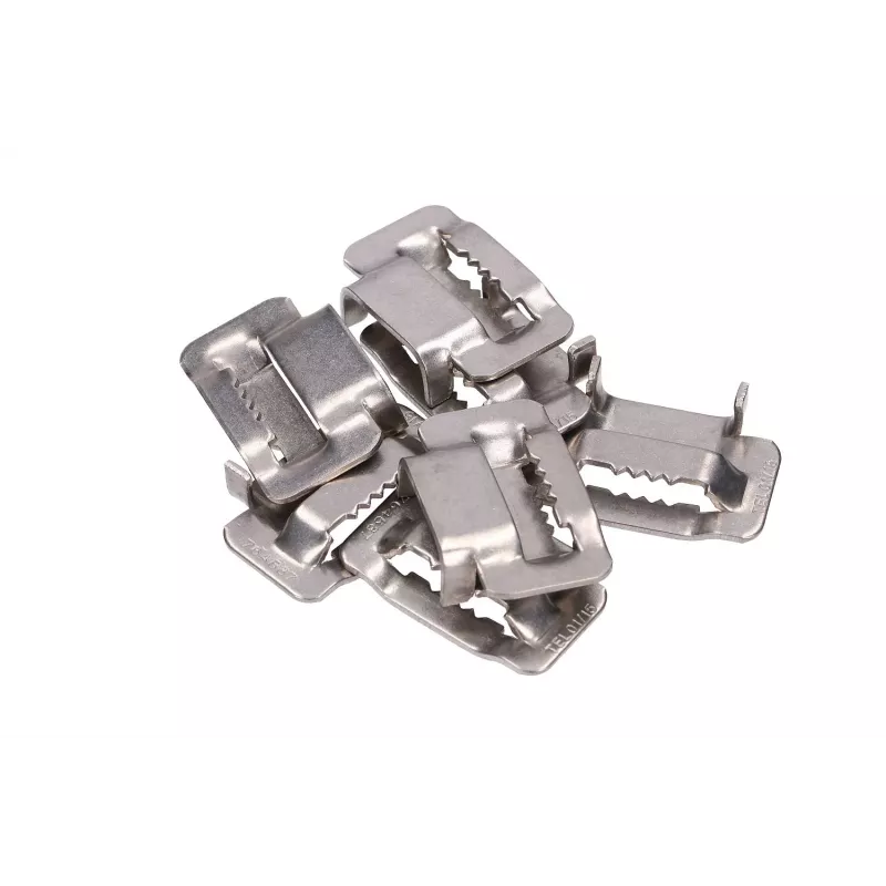 Extralink oceľová spona pre 20mm oceľovú pásku so zubami