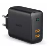AUKEY PA-D2 nabíjačka pre mobilné zariadenia 36W čierna interiérová