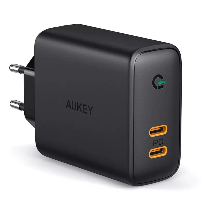 AUKEY PA-D2 nabíjačka pre mobilné zariadenia 36W čierna interiérová