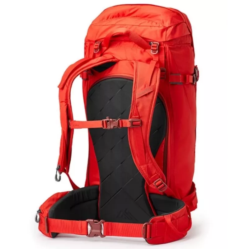 Gregory Targhee turistický batoh M/L 45 l červený