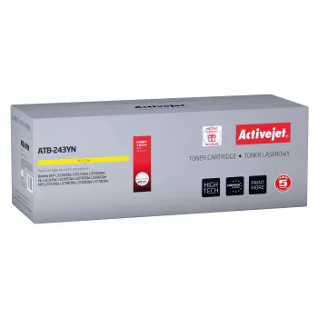 Activejet ATB-243YN toner (náhrada za Brother TN-243Y; Supreme; 1000 strán; žltá)