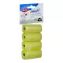 Vrecká na exkrementy Trixie Lemon Scented M — 20 kusov na rolku, 4 rolky (80 vreciek), žltý plast
