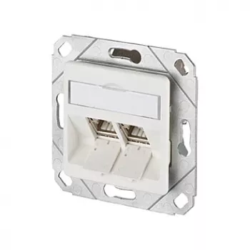 METZ CONNECT 130B12D21102-E - RJ-45 - 6a - -40 - 70 °C - biela - akrylonitril-butadién-styrén (ABS) - zinok - GHMT - CE