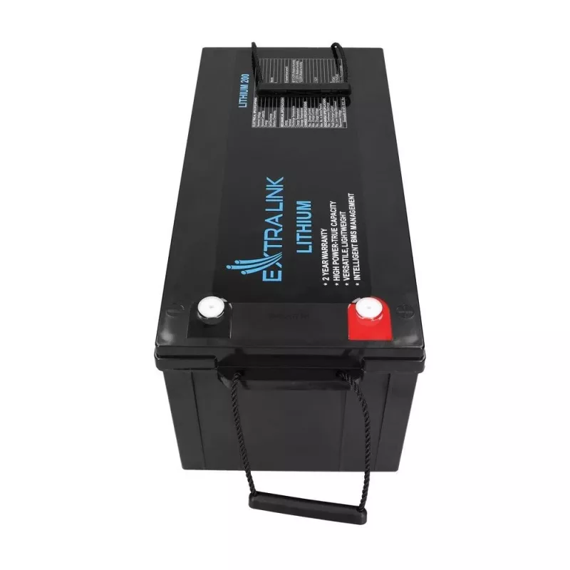 Extralink EX.30479 priemyselná nabíjateľná lítium-železo-fosfátová batéria (LiFePO4), 12,8 V, 200 Ah