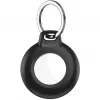 Belkin Secure Holder puzdro s kľúčenkou pre Apple AirTag, vodotesné, čierne (4 ks)