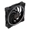 Akasa SOHO AR AK-FN108 120 mm ventilátor skrine, ARGB, čierny