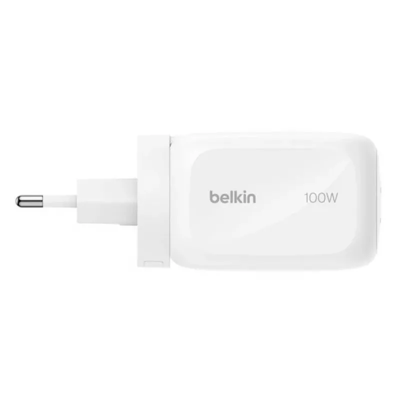 Nástenná nabíjačka Belkin BOOSTCHARGE 100W 2C1A WCH016HQWH s vymeniteľnou zástrčkou