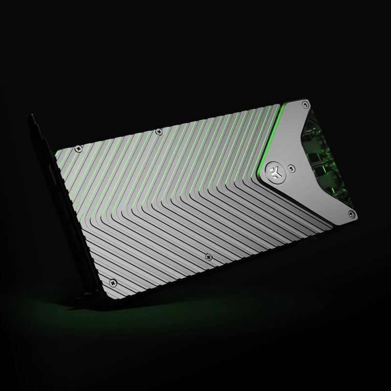 EK Water Blocks EK-Quantum Vector FE RTX 3080 Backplate - strieborná