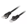 LANBERG Cat6 U/UTP sieťový kábel PCU6-10CU-0500-BK, RJ-45 na RJ-45, 5 m, čierny