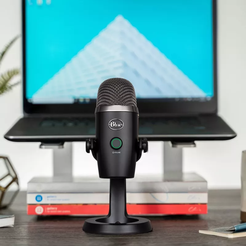 Logitech Yeti Nano, stolný mikrofón, 20 - 20000 Hz, 0,5%, 24 bit, 48 kHz, 4,5 mV/Pa