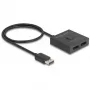 Delock - rozbočovač/prepínač videa - 8K, obojsmerný - 2 x DisplayPort - desktop (18906)