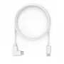 Compulocks 6ft USB-C na USB-C 90-stupňový 2.0 nabíjací a dátový kábel - USB kábel - 24-pin USB-C (M) rovný na 24-pin USB-C (M) zahnutý doprava - 1,83 m - biela - pre Compulock